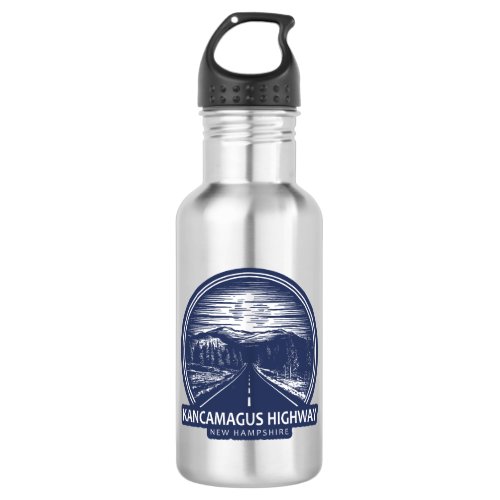 Kancamagus Highway New Hampshire Forest Stainless Steel Water Bottle