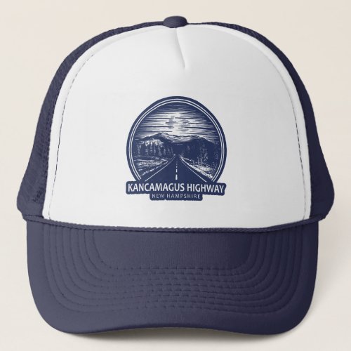 Kancamagus Highway New Hampshire Forest Trucker Hat
