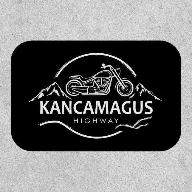 Kancamagus Highway New Hampshire Motorcycle Patch (Front)