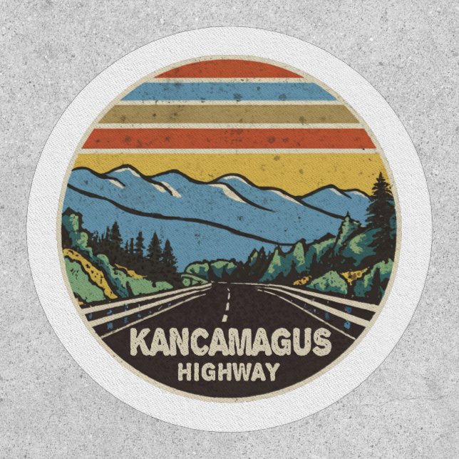 Kancamagus Highway New Hampshire Mountains Patch (Front)