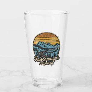 Kancamagus Highway New Hampshire Retro Glass