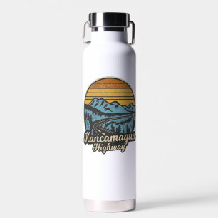 Kancamagus Highway New Hampshire Retro Water Bottle