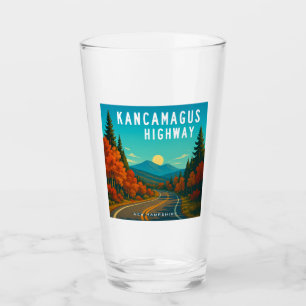 Kancamagus Highway New Hampshire Sunset Glass