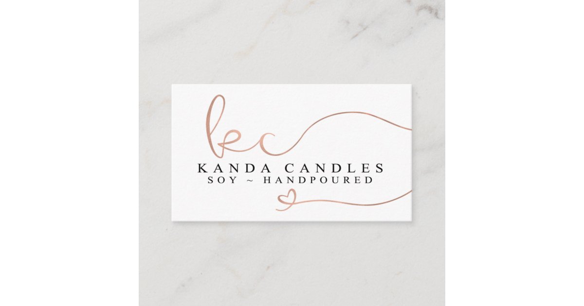 Kanda Candles Business Card Zazzle
