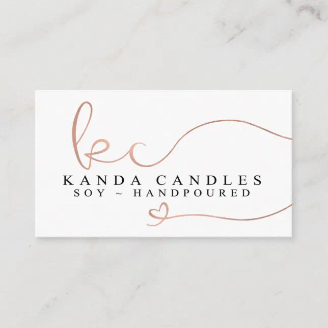 Kanda Candles Business Card Zazzle