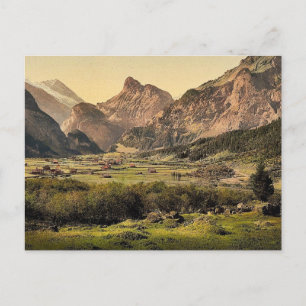 Kandersteg village, Bernese Oberland, Switzerland Postcard