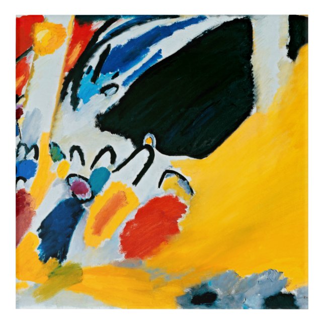 Kandinski Impression III Concert Abstract Painting Acrylic Print (Front)