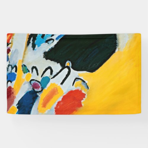Kandinski Impression III Concert Abstract Painting Banner
