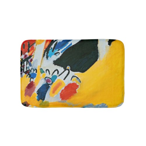 Kandinski Impression III Concert Abstract Painting Bath Mat