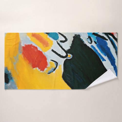 Kandinski Impression III Concert Abstract Painting Bath Towel Set