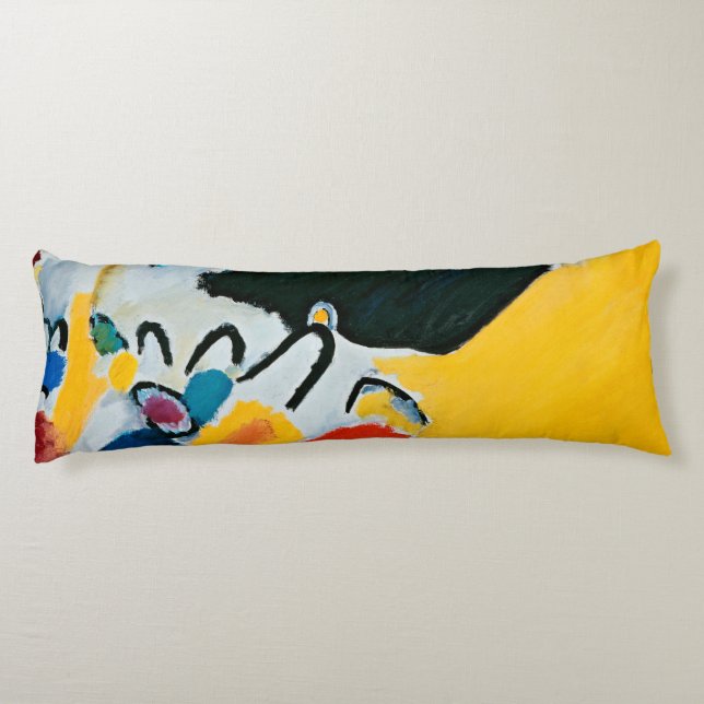 Kandinski Impression III Concert Abstract Painting Body Pillow (Back)