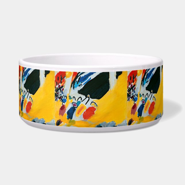 Kandinski Impression III Concert Abstract Painting Bowl (Front)