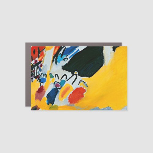 Kandinski Impression III Concert Abstract Painting Car Magnet