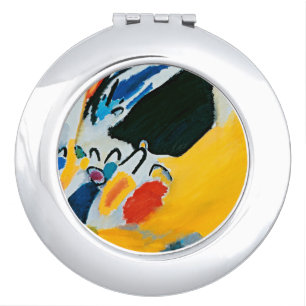 Kandinski Impression III Concert Abstract Painting Compact Mirror