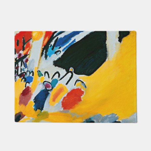 Kandinski Impression III Concert Abstract Painting Doormat
