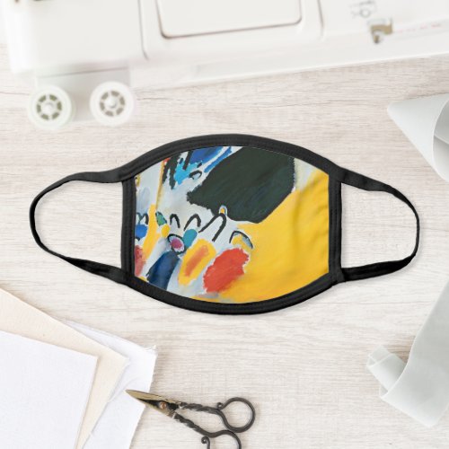 Kandinski Impression III Concert Abstract Painting Face Mask