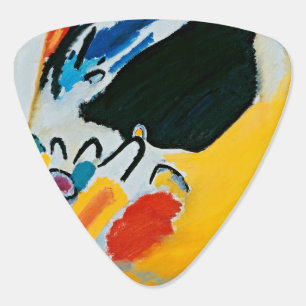 Kandinski Impression III Concert Abstract Painting Guitar Pick