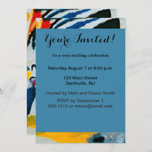 Kandinski Impression III Concert Abstract Painting Invitation