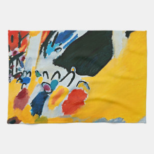 Kandinski Impression III Concert Abstract Painting Kitchen Towel