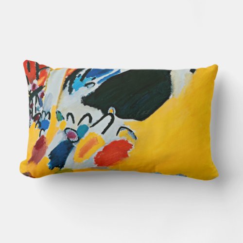 Kandinski Impression III Concert Abstract Painting Lumbar Pillow