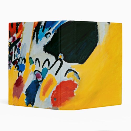 Kandinski Impression III Concert Abstract Painting Mini Binder