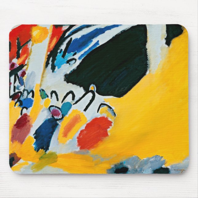 Kandinski Impression III Concert Abstract Painting Mouse Pad (Front)