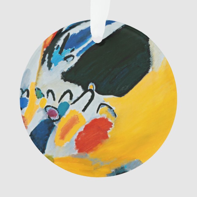 Kandinski Impression III Concert Abstract Painting Ornament (Front)