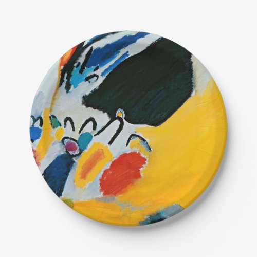 Kandinski Impression III Concert Abstract Painting Paper Plates