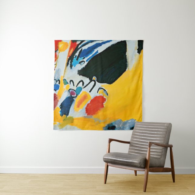 Kandinski Impression III Concert Abstract Painting Tapestry (In Situ)