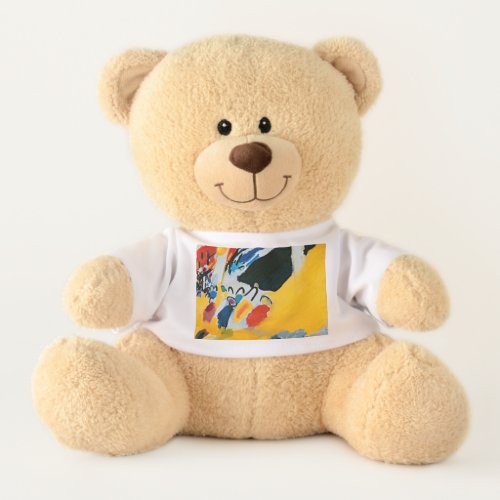 Kandinski Impression III Concert Abstract Painting Teddy Bear