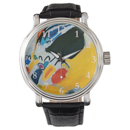 Kandinski Impression III Concert Abstract Painting Watch