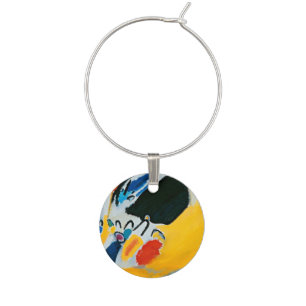Kandinski Impression III Concert Abstract Painting Wine Charm