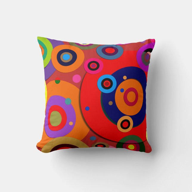 Kandinsky #18 throw pillow (Front)