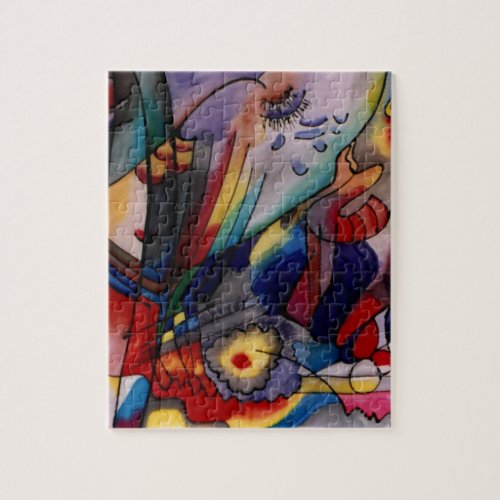 Kandinsky 1913 Abstract Art Painting Jigsaw Puzzle