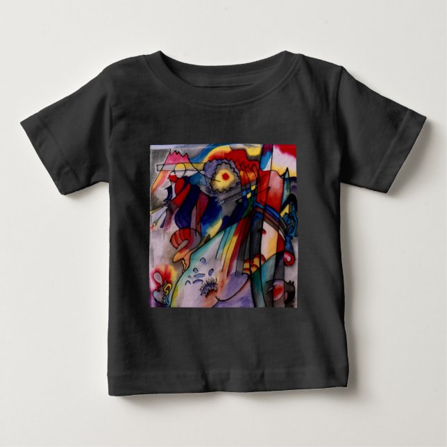 Kandinsky 1913 Abstract Painting Baby T-Shirt (Front)