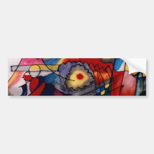 Kandinsky 1913 Abstract Painting Bumper Sticker