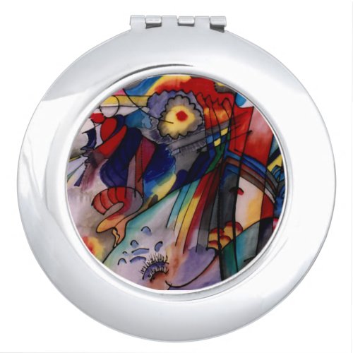 Kandinsky 1913 Abstract Painting Compact Mirror