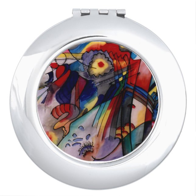 Kandinsky 1913 Abstract Painting Compact Mirror (Front)