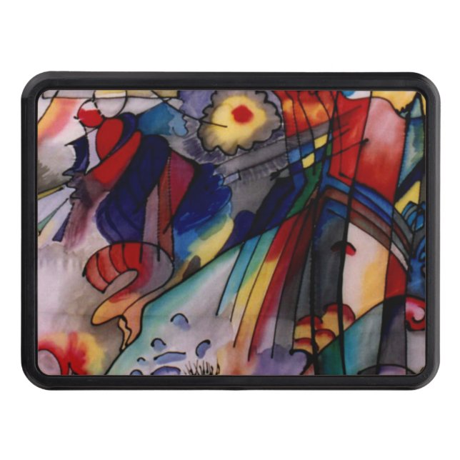Kandinsky 1913 Abstract Painting Hitch Cover (Front)