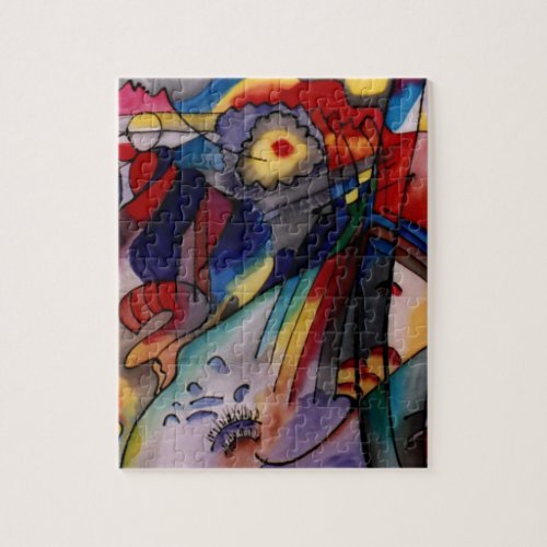 Kandinsky 1913 Abstract Painting Jigsaw Puzzle