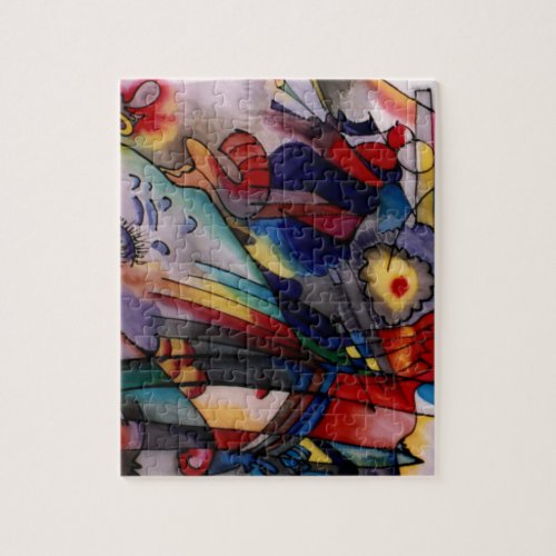 Kandinsky 1913 Abstract Painting Jigsaw Puzzle