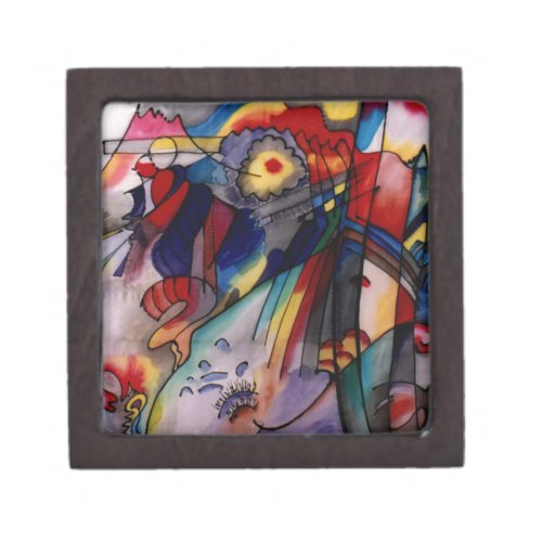 Kandinsky 1913 Abstract Painting Keepsake Box