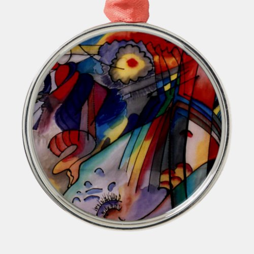 Kandinsky 1913 Abstract Painting Metal Ornament