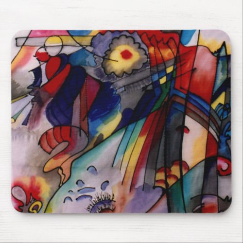 Kandinsky 1913 Abstract Painting Mouse Pad