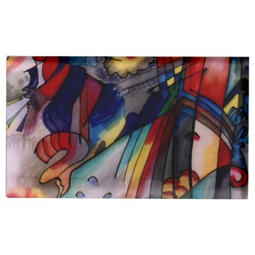 Kandinsky 1913 Abstract Painting Place Card Holder