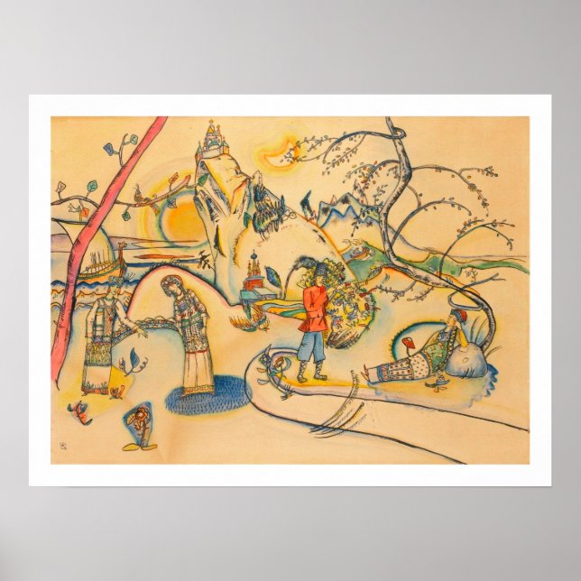 Kandinsky, 1915 - Untitled Watercolor Poster (Front)