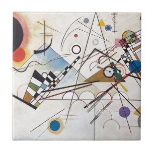 Kandinsky 1923/composition viii/pixdezines ceramic tile