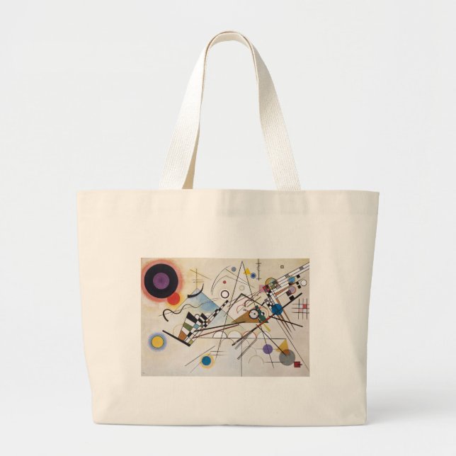 Kandinsky 1923/composition viii/pixdezines large tote bag (Front)