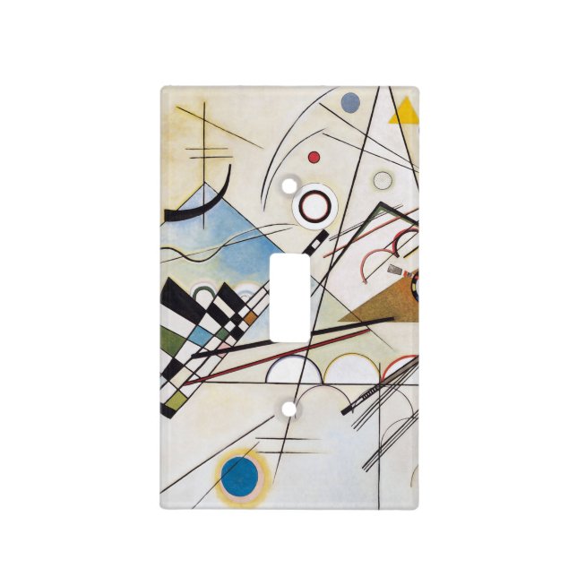 Kandinsky 1923/composition viii/pixdezines light switch cover (Front)
