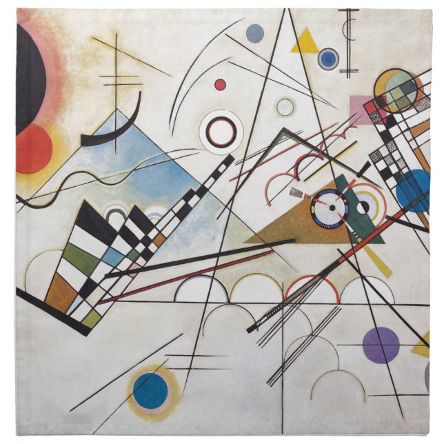 Kandinsky 1923/composition viii/pixdezines napkin (Front)